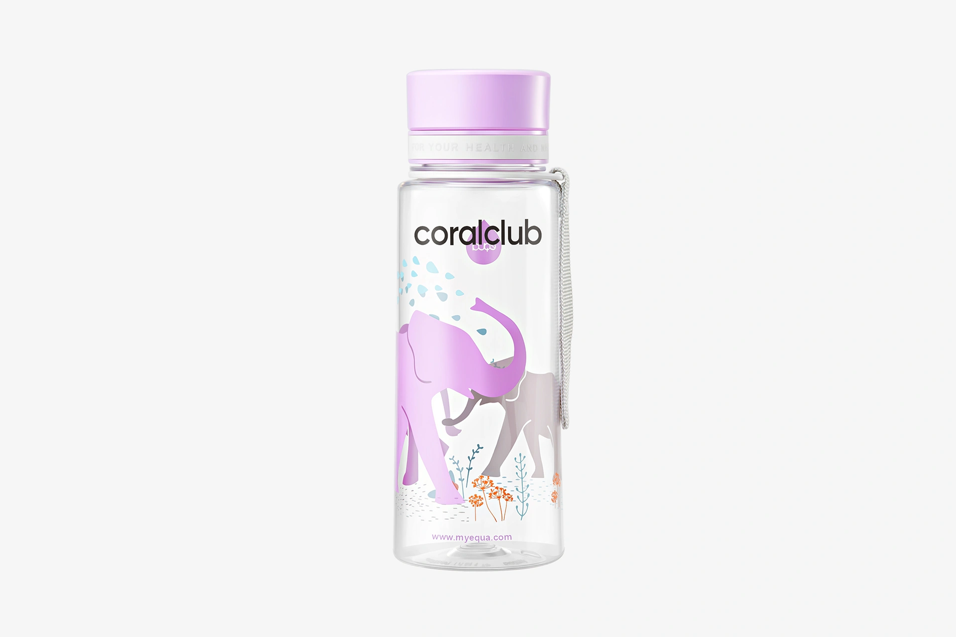 Бутылка для воды EQUA "Слоны"